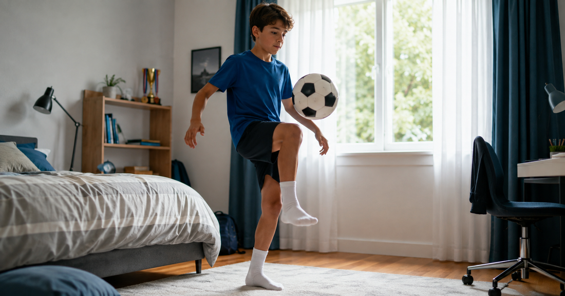 10 exercices de contrôle de balle à faire seul à la maison
